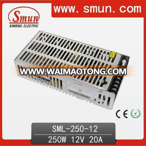 Smun 250W 12VDC 20A Switching Power Supply 2 Years Warranty