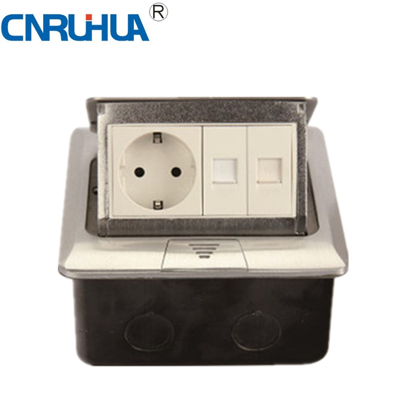 New Arrivel German Double -Telephone& One Way Floor Socket