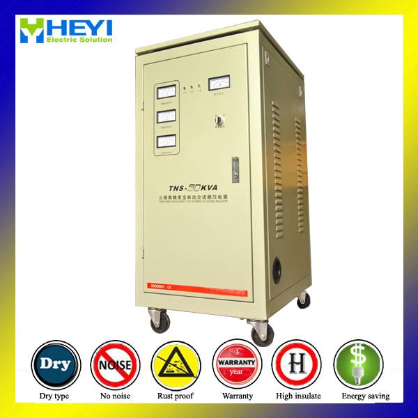 Tns-50kVA SVC Three Phase Voltage Stabilizer for Air Conditioner AC Voltage Regulator